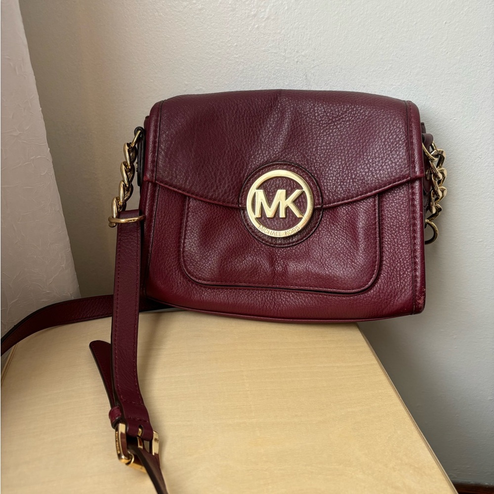 Michael Kors Crossbody in Oxblood